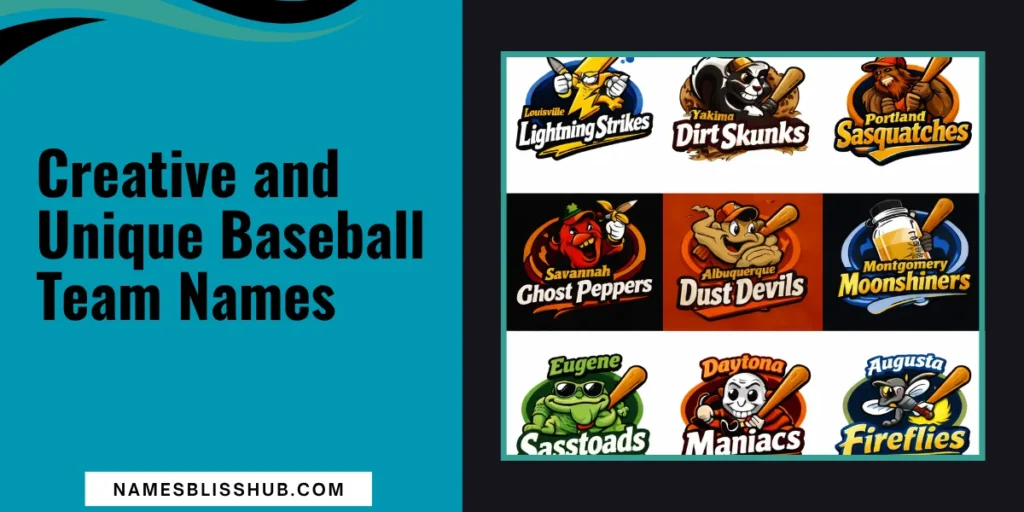 Creative and Unique Baseball Team Names