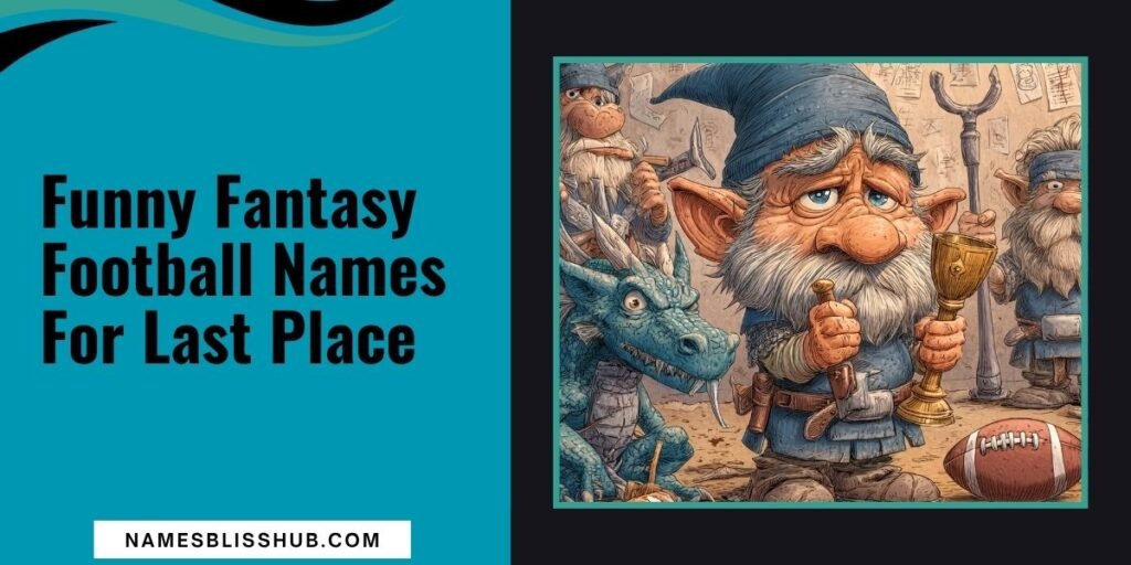 Funny Fantasy Football Names For Last Place