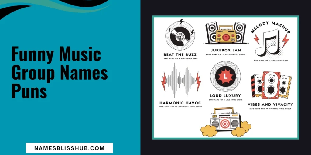 Funny Music Group Names Puns