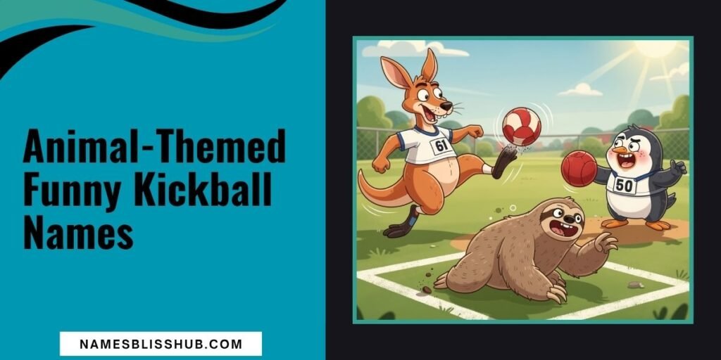 Animal-Themed Funny Kickball Names