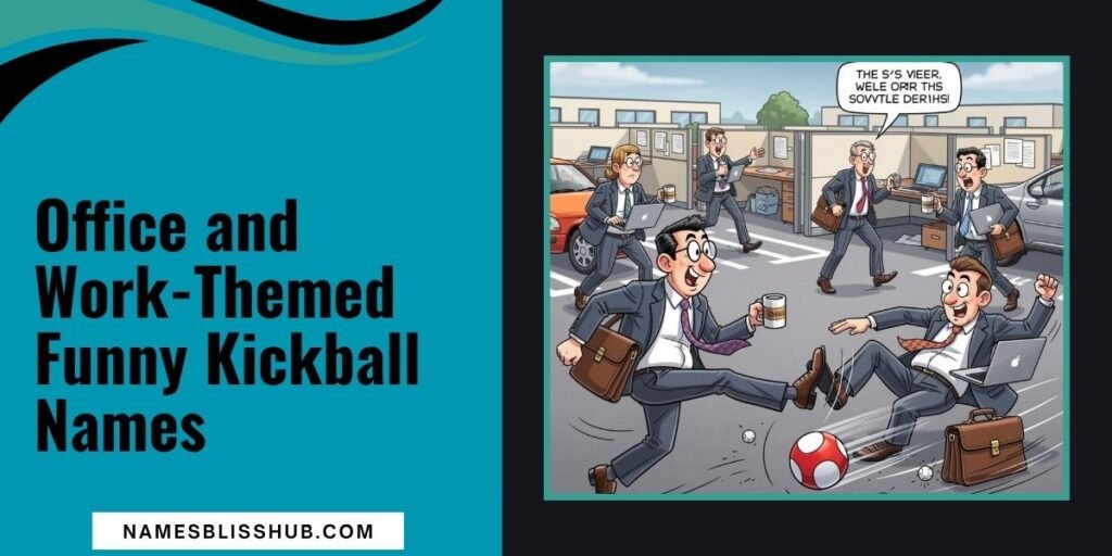 Office and Work-Themed Funny Kickball Names