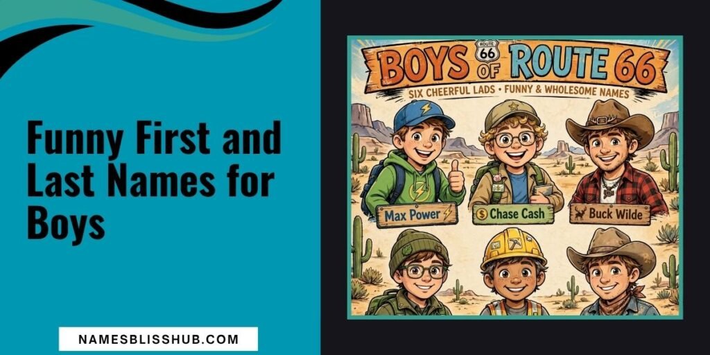 Funny First and Last Names for Boys