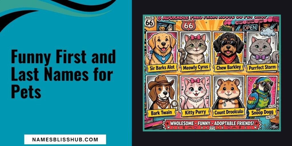 Funny First and Last Names for Pets