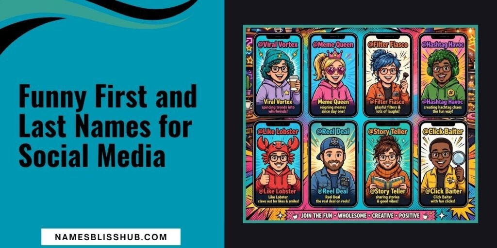 Funny First and Last Names for Social Media