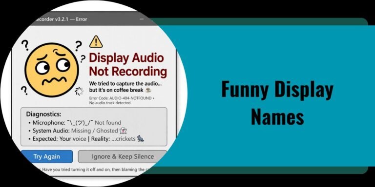 Funny Display Names