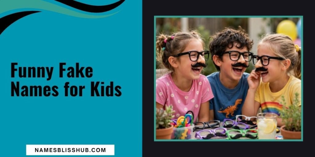 Funny Fake Names for Kids