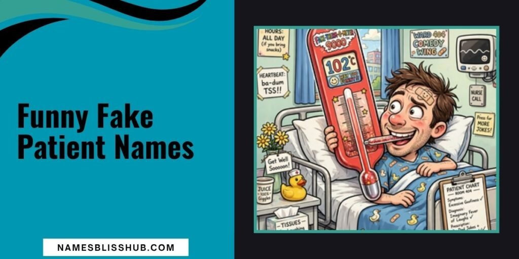 Funny Fake Patient Names
