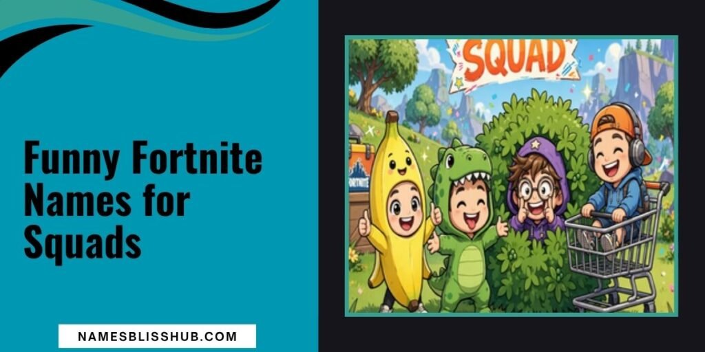 Funny Fortnite Names for Squads