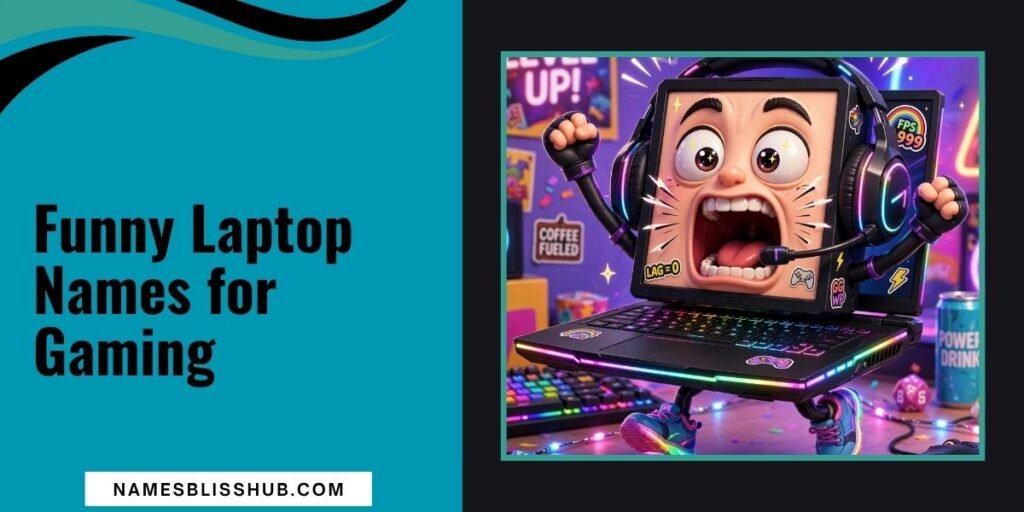 Funny Laptop Names for Gaming