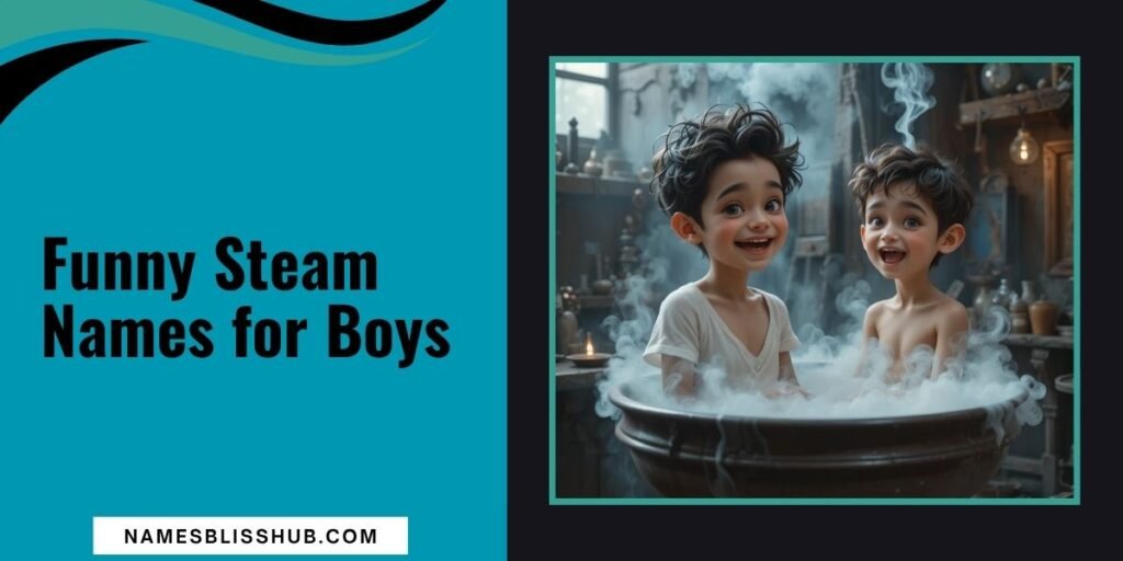 Funny Steam Names for Boys