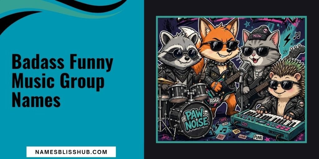 Badass Funny Music Group Names