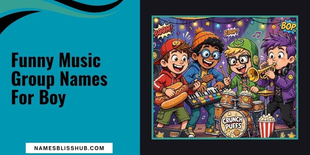 Funny Music Group Names For Boy