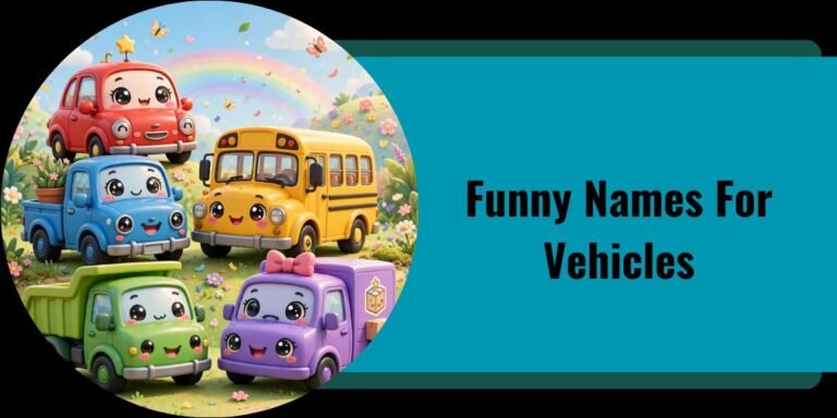 Funny Names For Vehicles