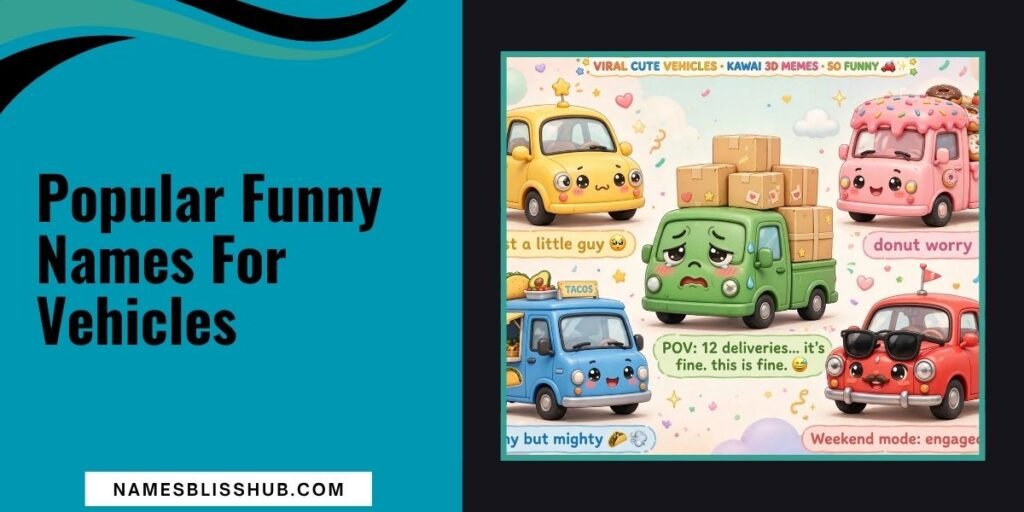 Popular Funny Names For Vehicles