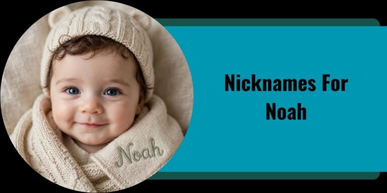 Nicknames For Noah