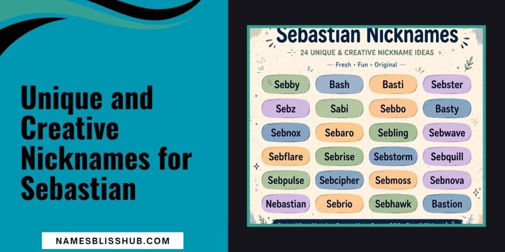 Unique and Creative Nicknames for Sebastian